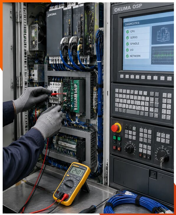 Ремонт систем ЧПУ Okuma OSP в Красном Сулине